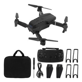 E99 Pro Foldable RC Aircraft with Dual Cameras 6 Axles Gyroscope 4K HD Aerial Drone