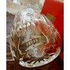 MIKASA CHRISTMAS TREE LEAD CRYSTAL SET OF 2 COFFEE TEA