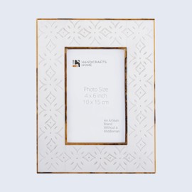 Handicrafts Home 4x6 Picture Frames - Vintage Style Wall Hanging & Desk Décor, Farmhouse Photo Frames Ideal for Living Room Office & Home Décor, Picture Frame for Diploma & Wall Decor, Rhythm Cycles