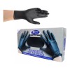 Magic Hands Guantes De Nitrilo 100 Pz Negro No Tóxico