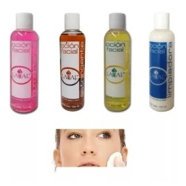 Labal Kit  Lociones Limpieza Facial Profunda 4pz Spa, Uso Personal