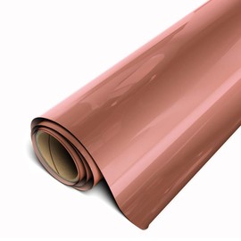 (Rose Gold) - Siser Stretch EasyWeed Heat Transfer Vinyl HTV for T-Shirts 30cm by 1.5m Roll + Weeder (Rose Gold)