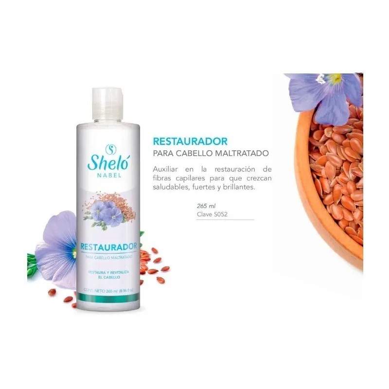 Restaurador Capilar Linaza Hierbas Relajantes 265ml