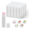 100-Pack Unlabeled Lip Balm Bulk – Natural Shea Butter &