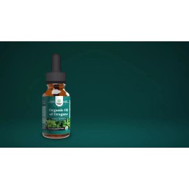 Nature's Craft Oregano Oil Organic Liquid Drops for Adults and Kids - Super Concentrated USDA