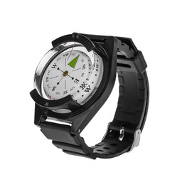 Compass, Mini Type, High Precision, Watch Type, Waterproof, Azimuth Magnet, Direction Indication, Outdoor, Camping, Climbing, Hiking