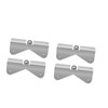 4 Sets Gutter Downspout Extension Hinge Stainless Steel Flip Up
