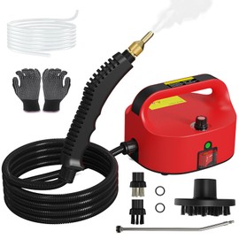2500W Handheld Steam Cleaner, High-Temperature Pressurized Steam Cleaner, Grout Steam Cleaner, High Heat Steamer for Cleaning Couch, Floor Tile, Bathroom, Microwave, Mattress Bed Bugs, Windows