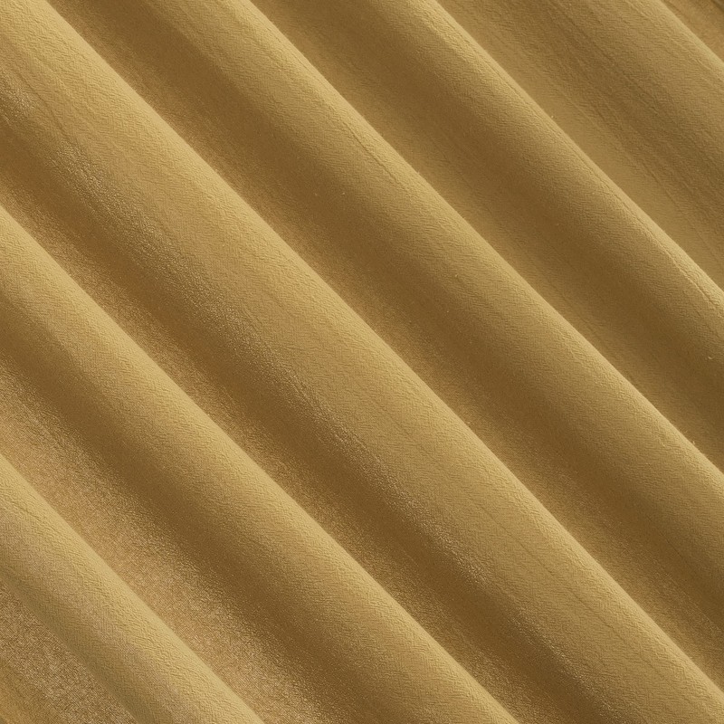 Archaeo Washed Cotton Twist Tab Curtain, 52" x 84", Mustard