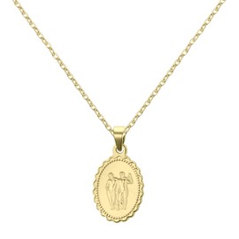 AURSTORE Stainless Steel 12 Zodiac Sign Necklace with 12 Zodiac Signs with a Chain of 45 cm + 5 cm Extender, Charming and Elegant, 3 Colours to Choose From, Gold, Women, Girls (Twins), Stainless Steel