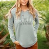 Here to Pet Dogs - Women's Cali Wave Hooded Sweatshirt