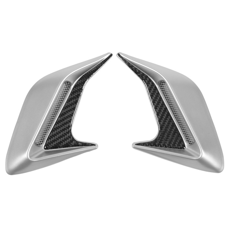 Pair Hood Side Air Vent Grill Decorative Cover Self Adhesive