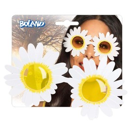 Boland 44542 Daisy Party Glasses for Adults, Glasses with Flowers, Fun Glasses, Daisies, Daisies, Hippie, Flower Power, Carnival, Carnival, Carnival, Theme Party
