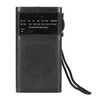 AM FM Pocket Radio with Speaker 3.5mm Jack Battery Powered