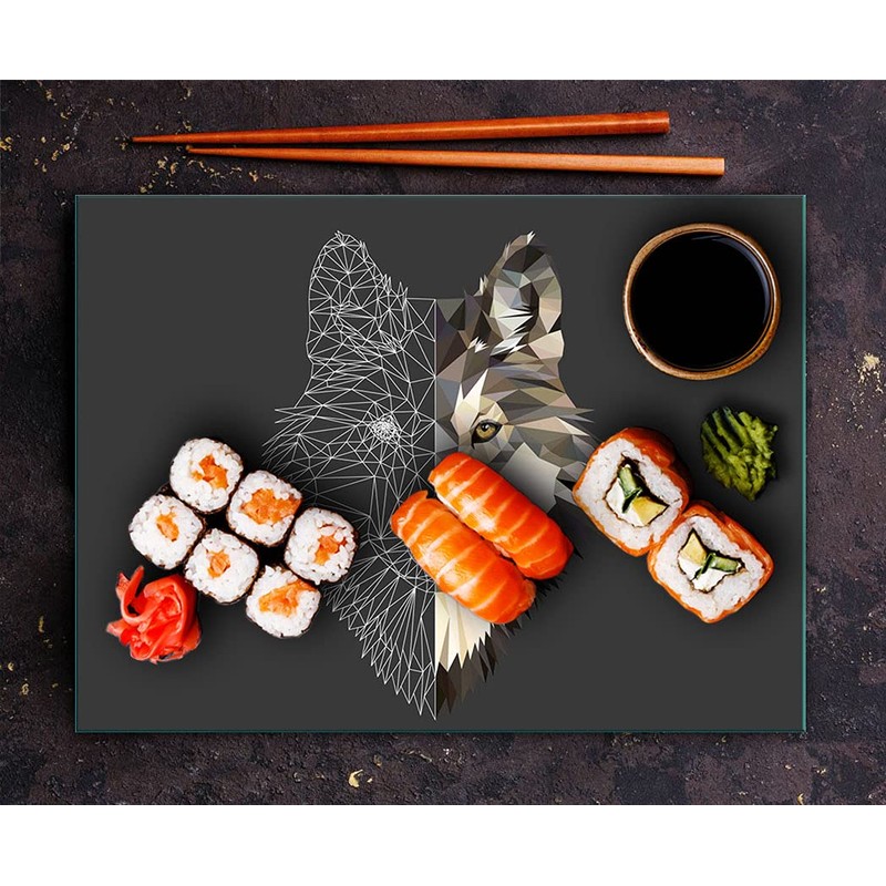 TMK ArtDeko, Universal Glass Chopping Board - Kitchen Board 30