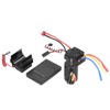3650 4300KV Brushless Motor 60A ESC Program Card Motor Heat
