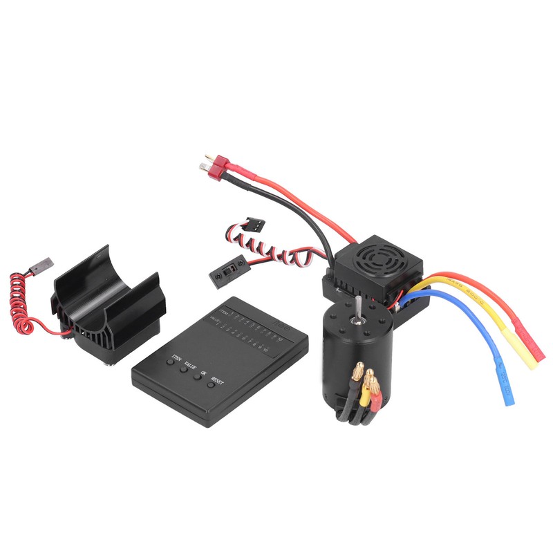 3650 4300KV Brushless Motor 60A ESC Program Card Motor Heat