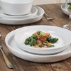 Yinshine Ceramic Dinnerware Sets for 4, 12 Pieces Porcelain Plates