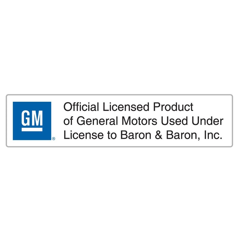 GMC Black Powder Coated Metal License Plate Frame