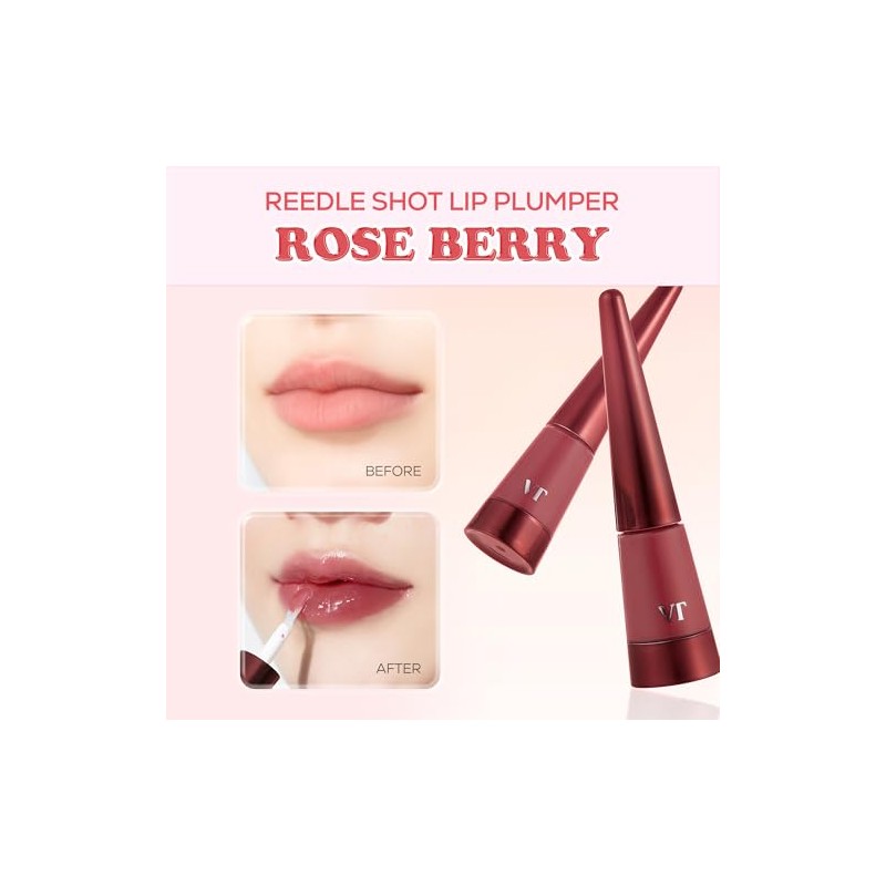 Vt Cosmetics Reedle Shot Lip Plumper in Rose Berry