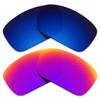 Alphax 2 Pair Polarized Replacement Lenses for Oakley Turbine OO9263