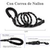 Arnés para Perro Ajustable con Correa de 1.5m Incluida, Negro,