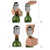 TIKA Wine Bottle Stopper Plug with Vacuum Seal–Preserve Freshness Airless