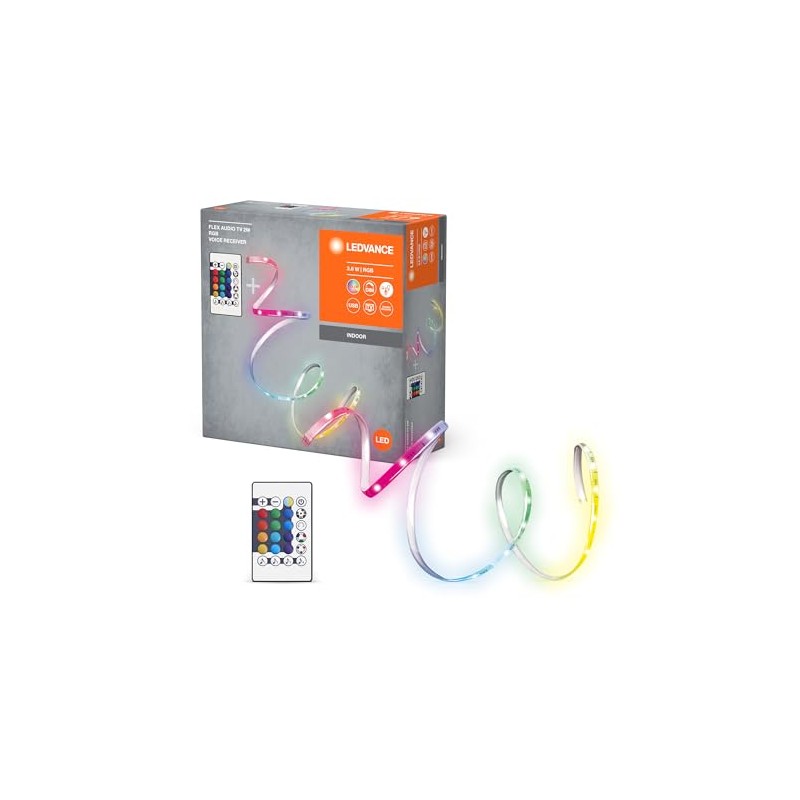 LEDVANCE Flex Audio TV 2 m LED Strip VR, White,