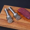 BQWII Stainless Steel Meat Tenderizer Tool with 21 Sharp Needles