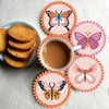 Cyleibe 6 Pcs Diamond Painting Coasters Drink Coasters, DIY Diamond