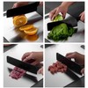 Qikuver Titanium Chopping Boards, Stainless Steel Chopping Board, Double-Sided Food