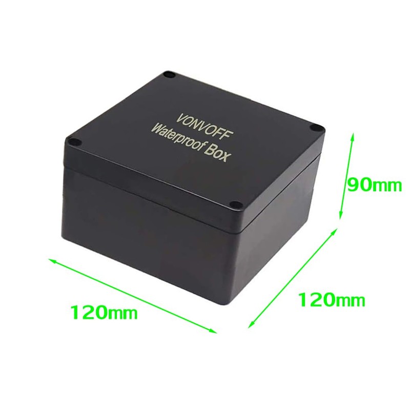 VONVOFF DIY Electrical Box,Universal Junction Box,Dustproof Waterproof IP67 ABS Plastic