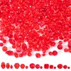 900 Pieces Glass Beads, Red Beads for Threading in Various