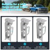 4PCS 8" Heavy Duty Boat Trailer Bunk Brackets,Adjustable Galvanized Swivel