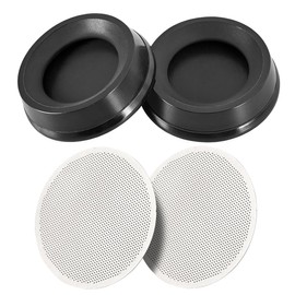 CAFEMASY Plunger Rubber Gasket with Reusable Stainless Steel Filter Replacement Parts Coffee Accessories Tools Compatible with Aeropress and Aeropress Go Portable Espresso Maker