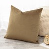 Artscope Luxury Velvet Cushion Covers Decorative Square Pillowcases Soft Solid