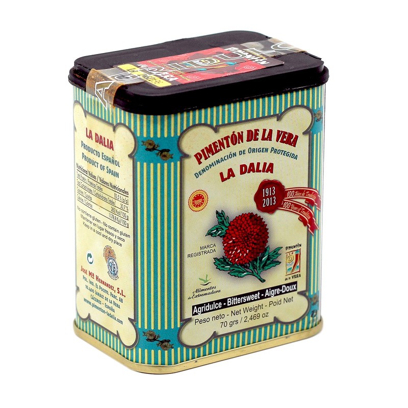 La Dalia Bittersweet Smoked Paprika from Spain, 2.5 oz