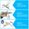 5ML Livestock Syringe Injection,Adjustable Continuous Injection Gun Semi-Automatic Syringe with