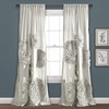 Lush Decor Serena Window Curtain, Light Grey, 137 x 213