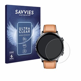 Savvies 6 Pack Screen Protector compatible with NONGAMX Smartwatch 1.39" Protection Film Clear