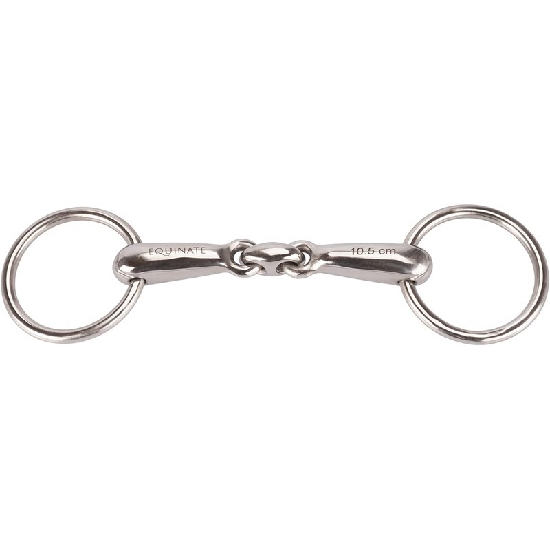 Equinate Pony Water Snaffle Stainless Steel 16 mm Double Jointed