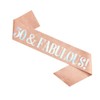 50th Birthday Sash - 50 & Fabulous! Sash - 50