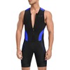 Santic Men's Triathlon Suit Padded One-Piece Sleeveless Pro Triathlon Suit
