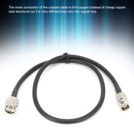 Cable coaxial RF Macho a Hembra, Conector táctico Antena Cable de extensión coaxial TNC Macho a Conector N Hembra, para Antena Exterior/Interior(1 m)