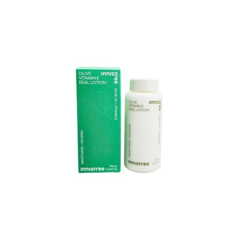 Innisfree Olive Vitamin E Real Lotion 170ml+Skin 170ml+Cream 50ml /