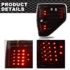 CNNELL LED Tail Lights Assembly Rear lights Compatible with Ford