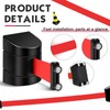Landical 4 Pack 16.4 ft Magnetic Wall Mount Retractable Belt