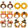 BRTOPMY 12 Pcs Thanksgivings Party Favor Glasses Turkey Eyeglasses Thanksgiving