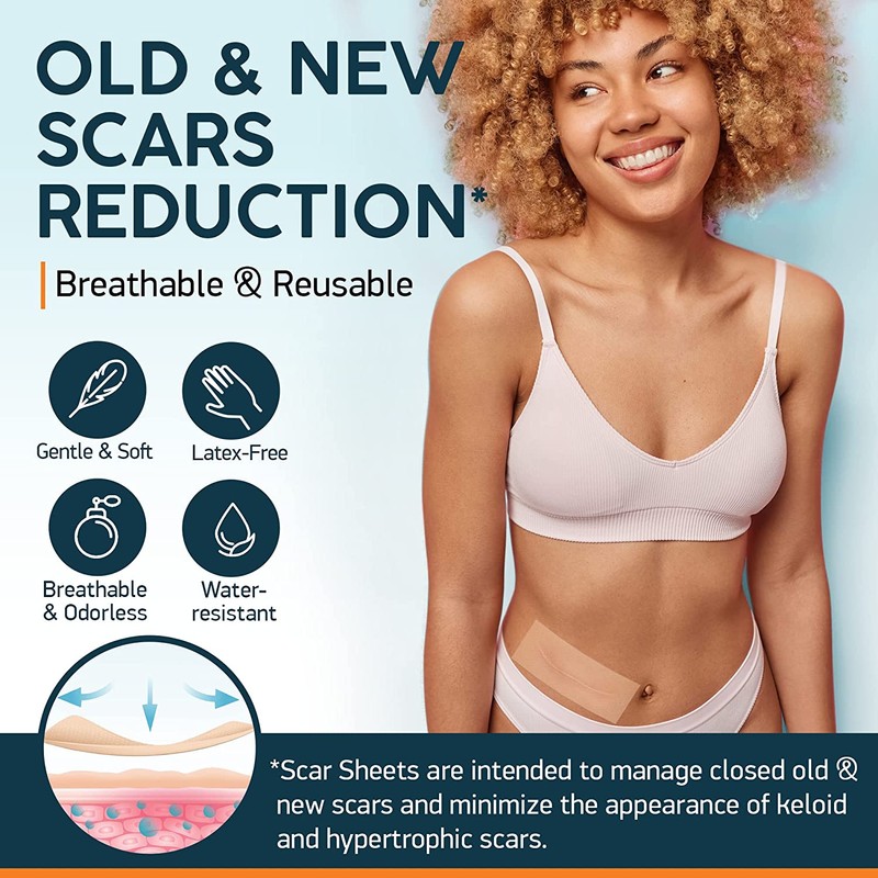 Distributed by NUVADERMIS INC NUVADERMIS Silicone Scar Sheets - Extra