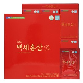 Jirisan Macheon Nonghyup Baekse Red Ginseng Extract 70ml x 30 Pouches 30 Pouches / 지리산마천농협 백세홍삼진 70ml x 30포